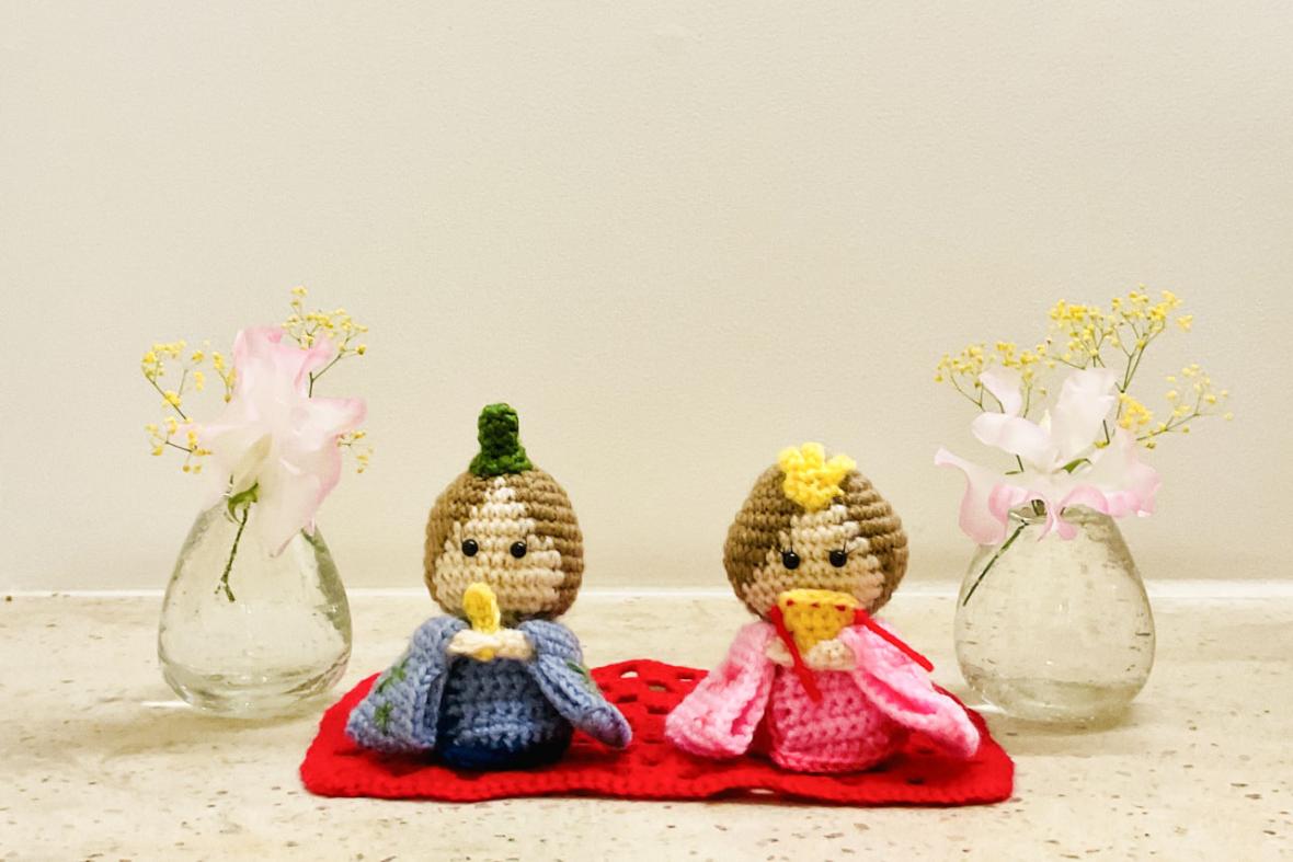 稲沢市グランツ歯科室の雛祭りのお花