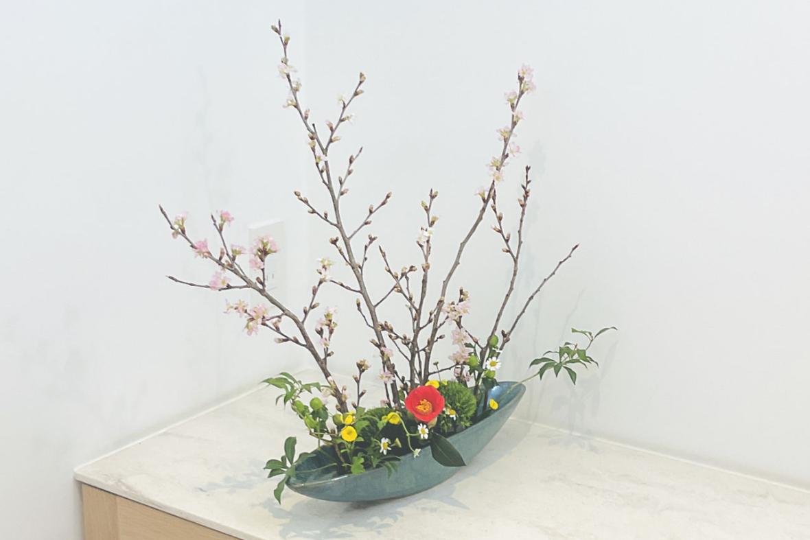 稲沢市グランツ歯科室で飾っている季節のお花